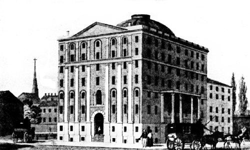 Exchange Coffee House, Boston, 1808, Probably the Largest and Most Costly in the World