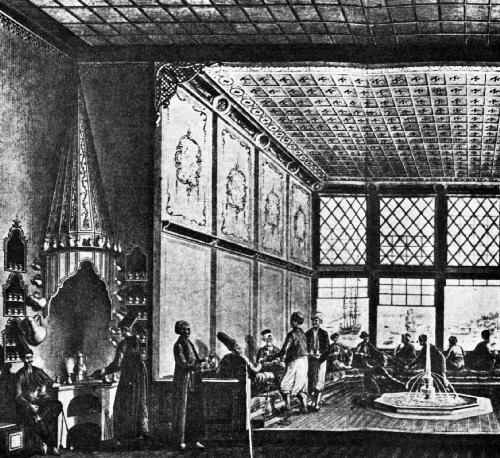 Characteristic Scene in a Turkish Coffee House of the
Seventeenth Century