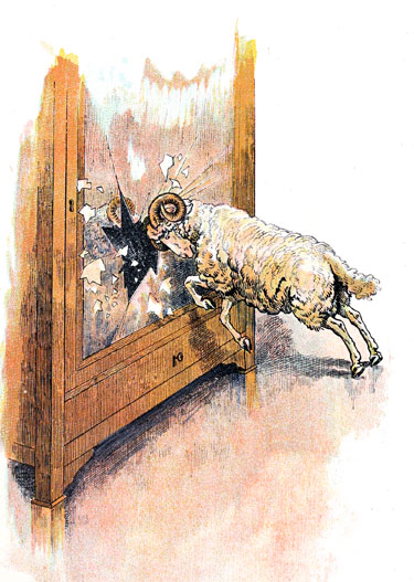 le blier se jeta de toutes ses forces contre la glace