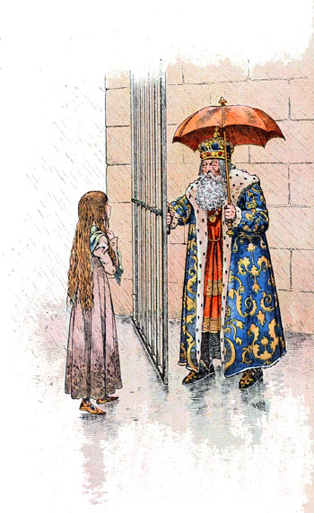 Le roi alla ouvrir lui-mme