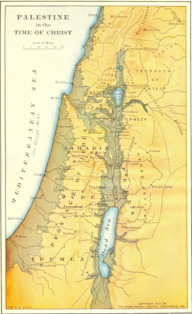 Map of Palestine