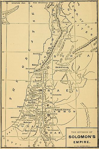 THE DIVISION OF SOLOMON'S EMPIRE.