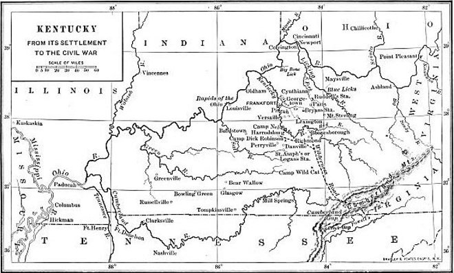 Burlington Kentucky City Map Founded 1799 University of Louisville