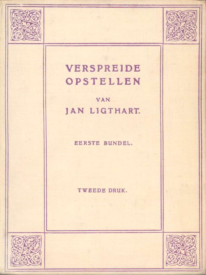 The Project Gutenberg Ebook Of Verspreide Opstellen I By Jan Ligthart