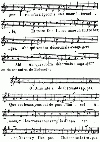 Partition chanson française à 3 voix mixtes, La chansonnette