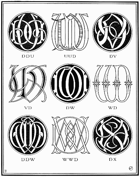 PLATE XXXVII—DU, DV, DW, DX