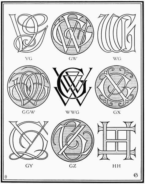 PLATE LIX—GV, GW, GX, GY, GZ, HH