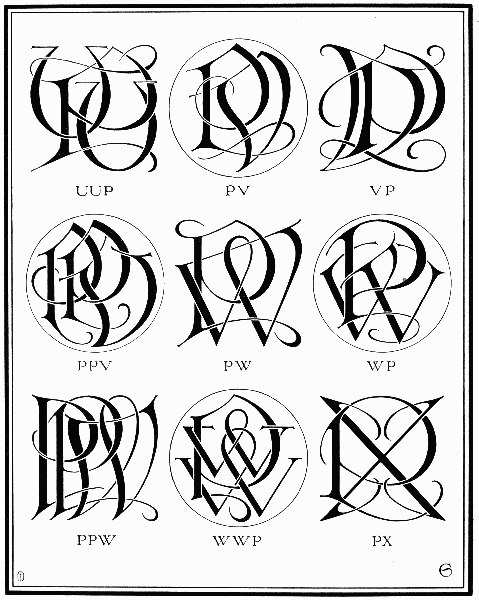 PLATE CI—PU, PV, PW, PX