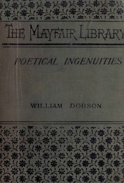 Poetical Ingenuities and Eccentricities, by William T. Dobson—A