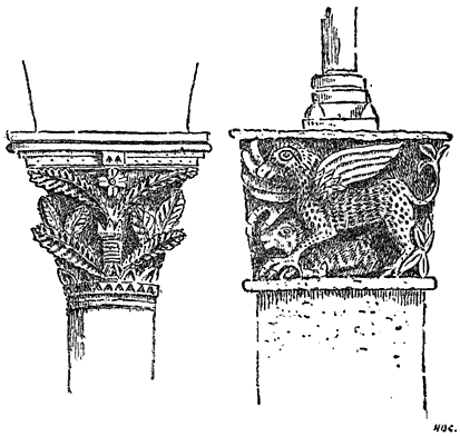 S. Pietro, Toscanella. S. Ambrogio, Milaan.