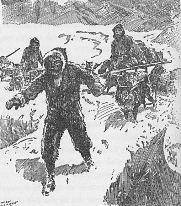 Recklessly O'Brien rushed out upon the glittering span of snow
while Connie and Waseche watched breathlessly