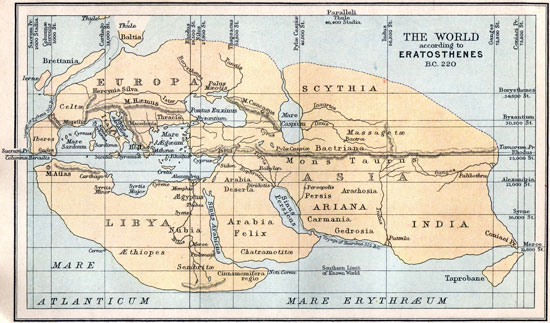 The World
According To
Eratosthenes
