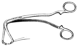 Horsford&rsquo;s Instrument for transfixing the Epiglottis.