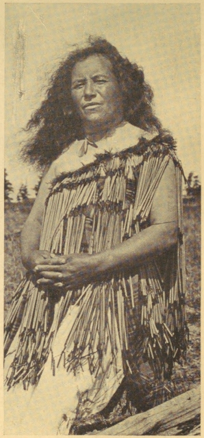 In her native costume