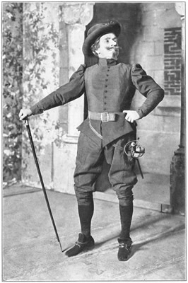 COQUELIN AS CYRANO DE BERGERAC.