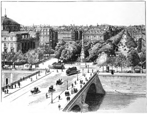 PONT AU CHANGE, PLACE DU CHÂTELET, AND BOULEVARD DE
SEBASTOPOL.