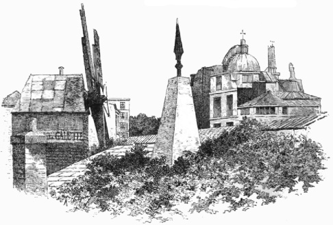 THE MUFFIN MILL.&mdash;&mdash;THE OBELISK OF THE PARIS MERIDIAN.&mdash;&mdash;THE
OBSERVATORY.

MONTMARTRE.