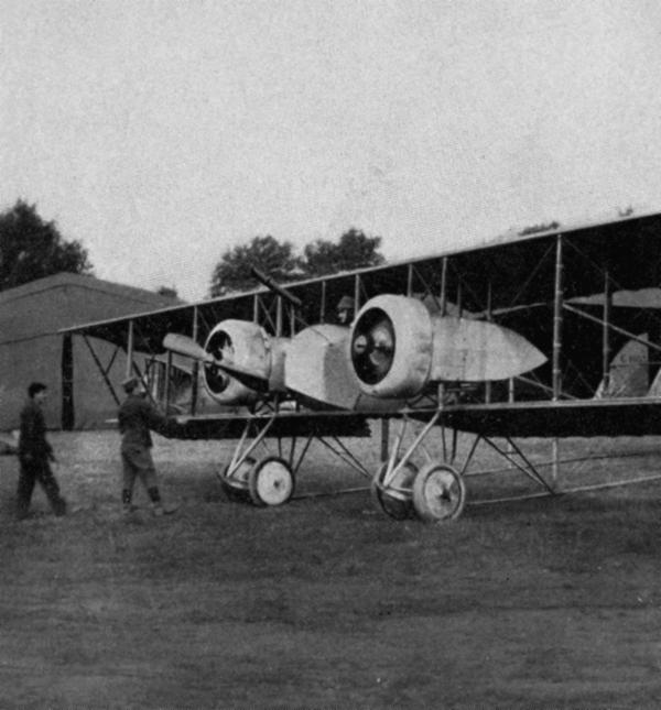 The two great propellers began to flash around