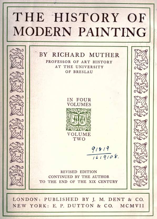 The Project Gutenberg eBook of The History of Modern Painting Volume 2 by  Richard Muther.
