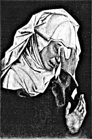 T&ecirc;te de Femme en Pleurs, Attributed to Roger Van
              Der Weyden, BrusselsGallery.