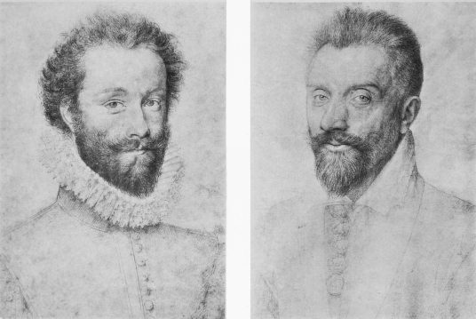 Plate VII.

Photo. Giraudon.

LOUIS I. DE BOURBON, PRINCE DE CONDÉ.

School of François Clouet.
Photo. Giraudon.

HENRI I. DE BOURBON, PRINCE DE CONDÉ.
School of François Clouet.
Musée Condé.

To face page