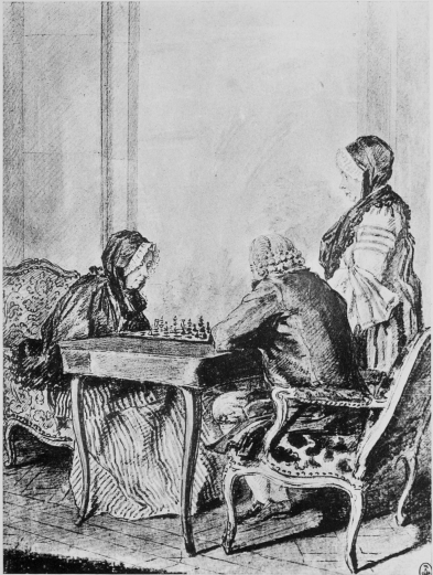 Plate XXII.

Photo. Giraudon.

A GAME OF CHESS.

Carmontelle.

Musée Condé.