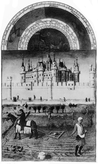 Plate XXXIV.

Photo. Giraudon.

OCTOBER.

Pol de Limbourg.

From The “Très Riches Heures du Duc de Berry.”

To face page 168.