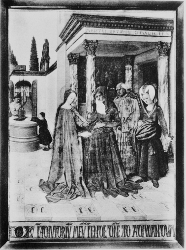 Plate XLIV.

Photo. Giraudon.

THE VISITATION.

Jean Fouquet.

Musée Condé.

To face page 186.
