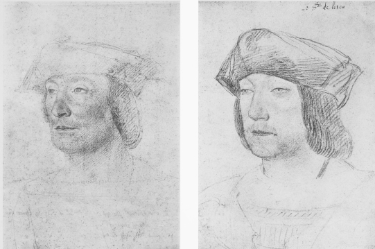 Plate LII.

Photo. Giraudon.

LOUIS XII. (ABOUT 1514).

Attributed to Jean Perréal.

Photo. Giraudon.

ODET DE FOIX.

Attributed to Jean Perréal.

Musée Condé.

To face page 2.