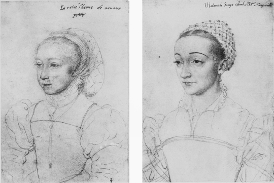 Plate LXI.

Photo. Giraudon.

JEANNE D’ALBRET, WHEN A CHILD.

Attributed to Jean Clouet.

MADAME MARGUERITE, SISTER OF HENRI II.

Attributed to François Clouet.

Musée Condé.

To face page 226.