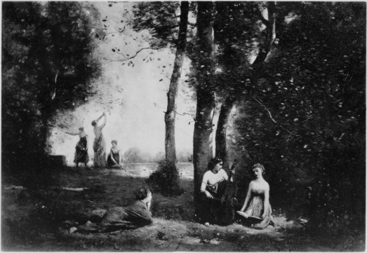Plate LXXVIII.

Photo. Giraudon.

“Concert Champêtre.”

By Corot.

Musée Condé.