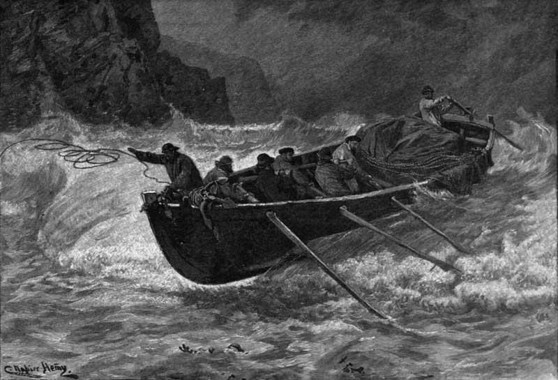 THE SEINE BOAT&mdash;A PERILOUS MOMENT.
