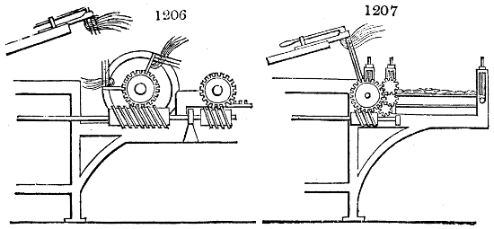 Combing machines