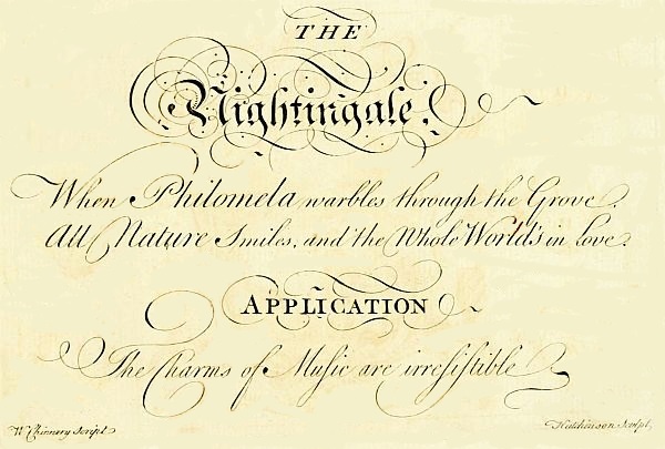 Nightengale  poem and motto