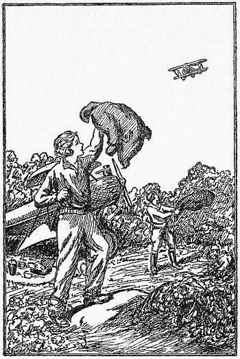 Both girls waved their arms and their coats in the air as signals
of distress.