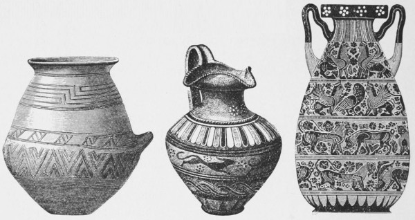 Etruscan pieces.