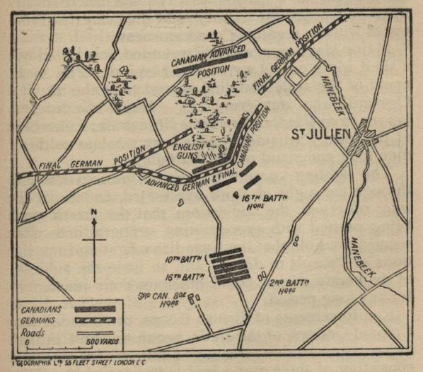 Map--St. Julien and area