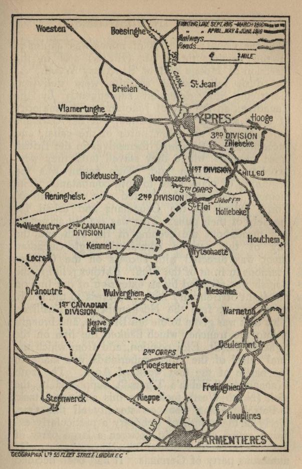 Map--Ypres-Armenti�res area
