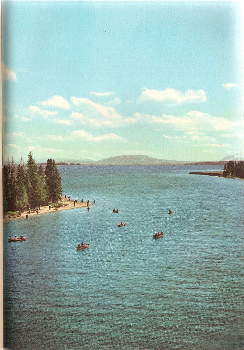 Yellowstone Lake, a mighty inland sea