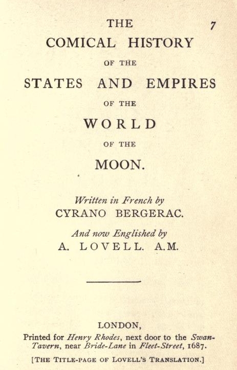 A Voyage to the Moon: : Alma Classics 101 Pages Cyrano de Bergerac