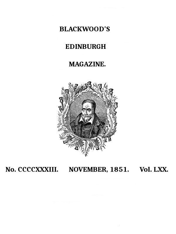 Blackwood 433 - Blackwood 433 - 1851.11, by Blackwood's Edinburgh