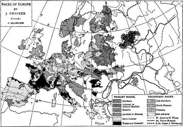 Distribution of Races in Europe