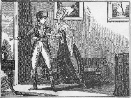 When Gen. Warren's mother first saw him after his escape
from the Battle of Lexington