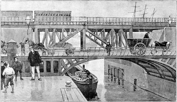 Swing-bridge, Liverpool