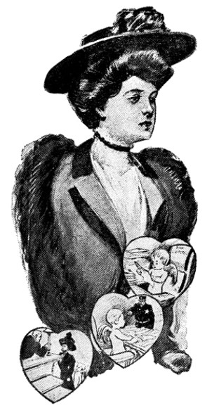 JAIL FOR CUPID'S AID
Marion Grey, Pretty Love Broker, Who
Was Sentenced to a Year in Prison