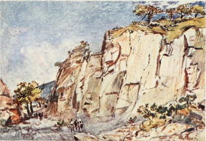 THE ANCIENT QUARRIES ON MOUNT PENTELIKON

Of extraordinary interest as the material source of the finest
architecture and sculpture of Ancient Greece.