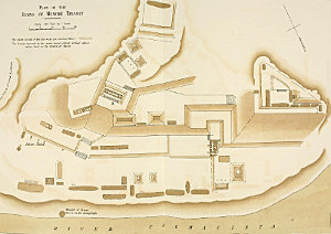 Plan of the Ruins of Mench Tinamit