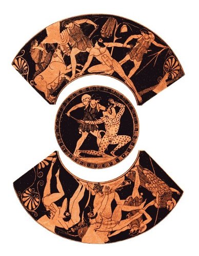 File:Gorgons, Proto-Attic neck amphora, ca 650 BC, AM Eleusis