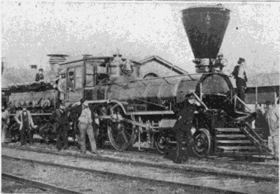 GRAND TRUNK LOCOMOTIVE BUILT IN G.T.R. SHOPS IN 1859