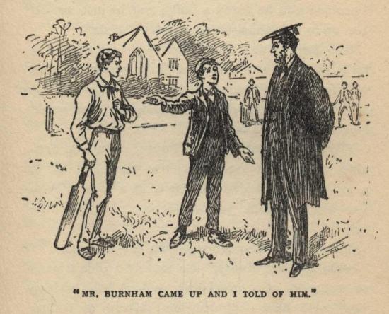 "MR. BURNHAM CAME UP AND I TOLD OF HIM."